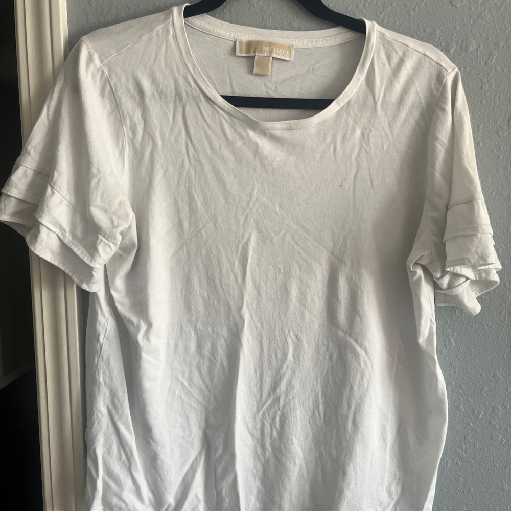 Michael Kors Cream Short Sleeve Top